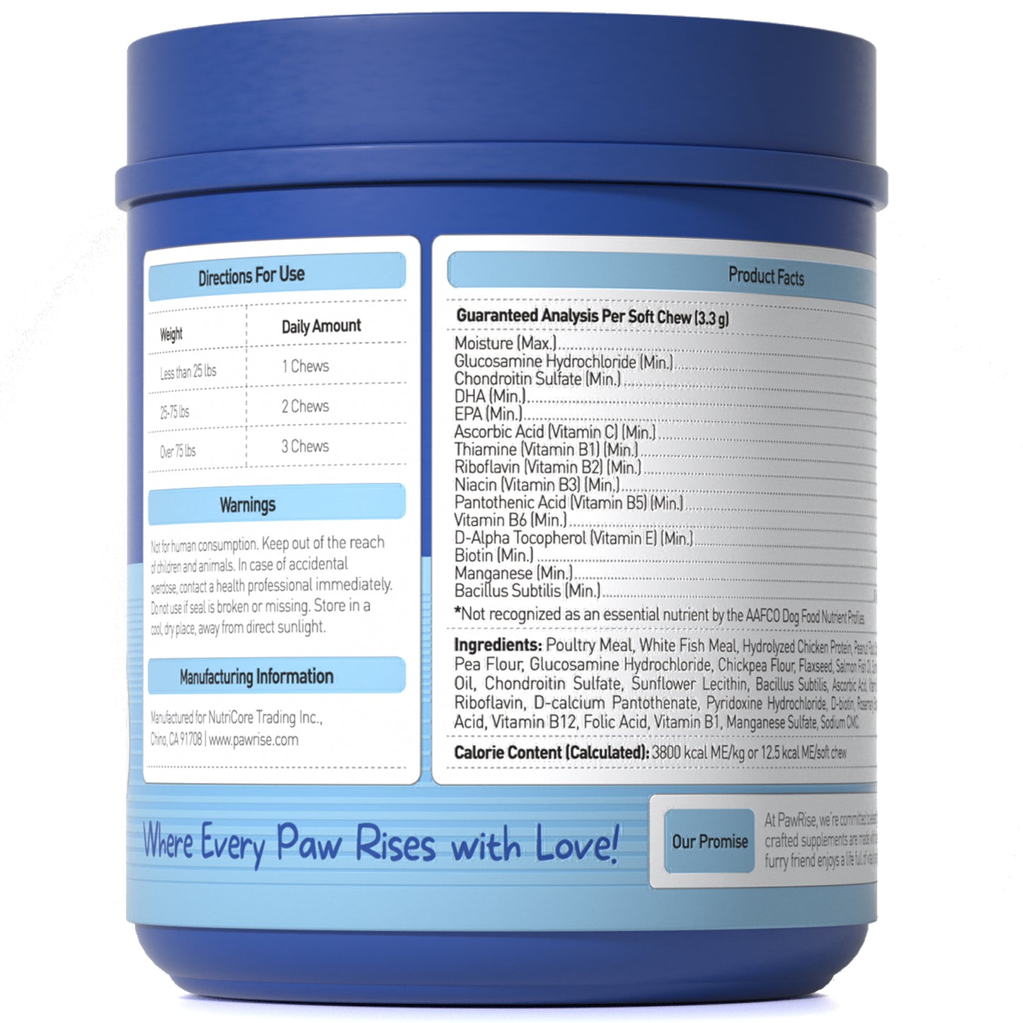 PawRise Daily Essentials All-in-One Soft Chews