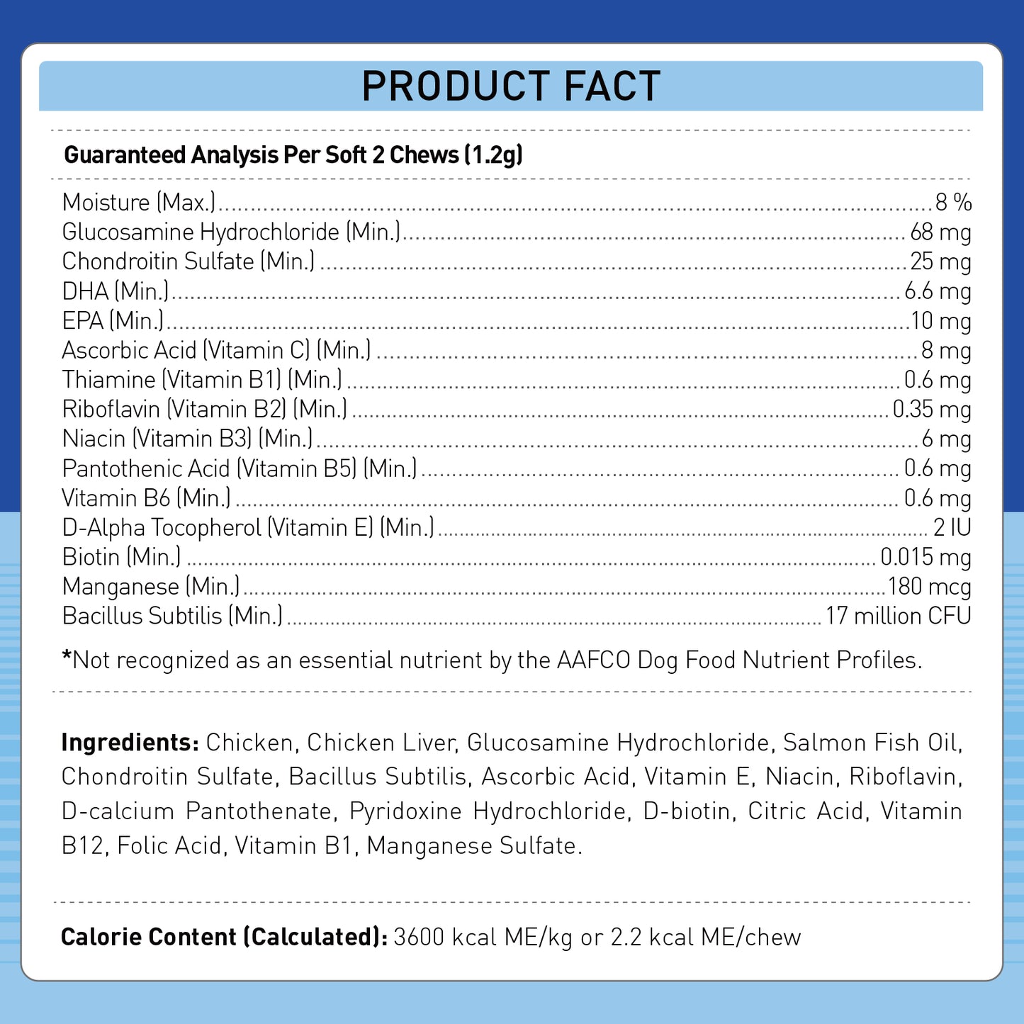 PawRise Freeze Dried Multi Vitamins Chews for Dogs