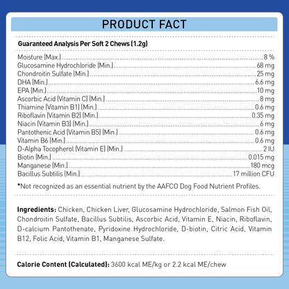PawRise Freeze Dried Multi Vitamins Chews for Dogs