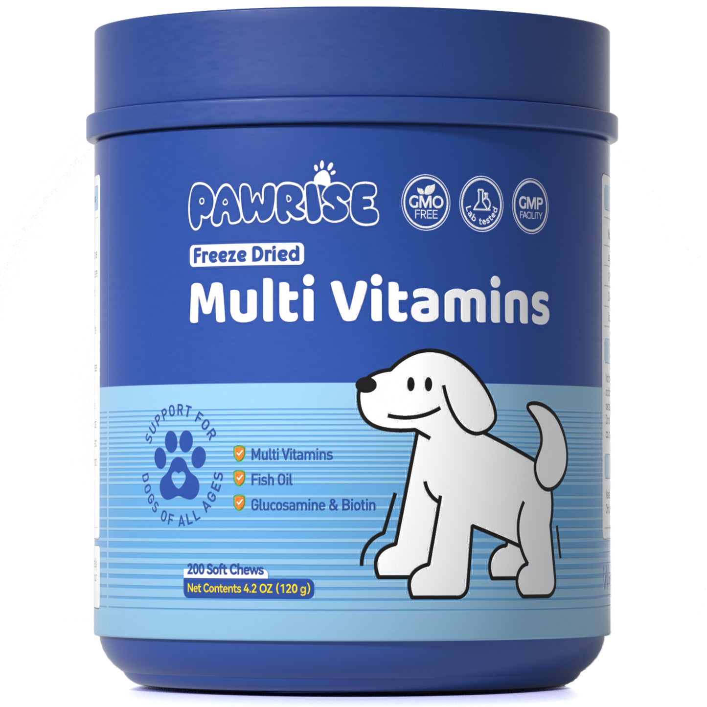 PawRise Freeze Dried Multi Vitamins Chews for Dogs